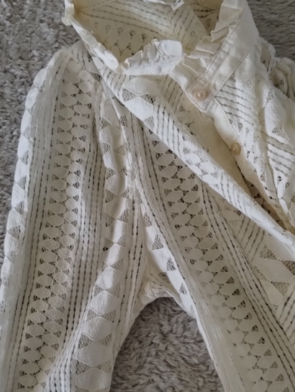 Crochet Button-Front Anthropologie Top - Picture 14 of 15